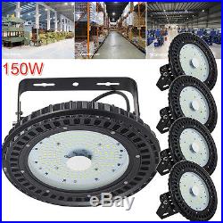 5X150W UFO LED High Bay Light Gym Factory Warehouse Industrial Shed Lighting
