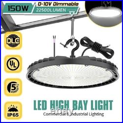 5X 150W UFO High Bay Light Dimmable Commercial Factory Warehouse LED Shop Light