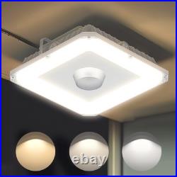 5X LED Canopy Light with Photocell, 60W 80W 100W Adjustable, 3000K/4000K/5000K