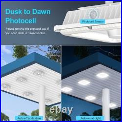 5X LED Canopy Light with Photocell, 60W 80W 100W Adjustable, 3000K/4000K/5000K