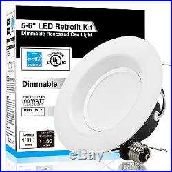 5-6 LED Downlight - 16W Led Recessed Trim Dimmable 5 6 Inch Retrofit Can Light