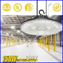 5 Pack 150W UFO LED High Bay Light Warehouse Factory Garage Commercial Lighting
