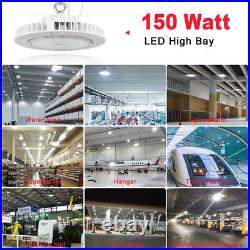 5 Pack LED 240 Watt LED UFO High Bay Shop Warehouse Light Fixture + Shape Cover