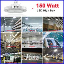 5 Pack Warehouse Supermarket LED 200W UFO High Bay Shop Light Reflector Cover