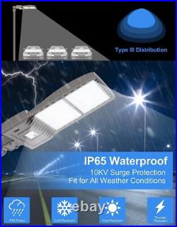 60000LM -400W LED Parking Lot Light Commercial Shoebox Pole Light Fixture 5000K