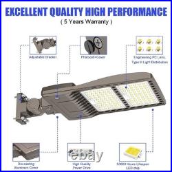 60000 Lumens -400W LED Shoebox Parking Lot Pole Light Dusk To Dawn Street Light