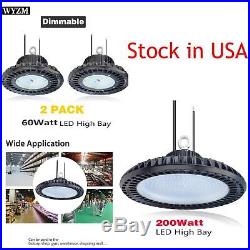 60W 100W 150W 200W 300W LED UFO High-Bay Fixture Warehouse Industrial Area Light