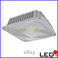 60-Watt Outdoor LED Canopy Ceiling Light Fixture UL-Listed, 120-240/277VAC