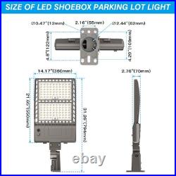 67500LM 450W LED Parking Lot Lighting 3in1 Mount 450W Dusk to Dawn Outdoor Light