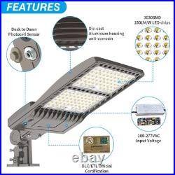 67500LM 450W LED Parking Lot Lighting 3in1 Mount 450W Dusk to Dawn Outdoor Light