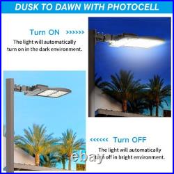 67500LM 450W LED Parking Lot Lighting 3in1 Mount 450W Dusk to Dawn Outdoor Light