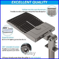 67500LM 450W LED Parking Lot Lighting 3in1 Mount 450W Dusk to Dawn Outdoor Light