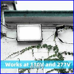 6PACK 125W LED Street Wall Pack Light Dusk to Dawn Sensor Outdoor Garden IP65