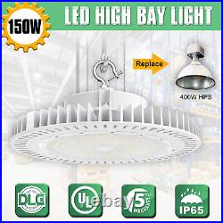 6PACK 150W UFO LED High Bay Light Industrial Warehouse Commercial LED Shop Light
