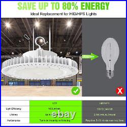 6PACK 240W UFO LED High Bay Light 33600LM 5000K Daylight Warehouse Shop Light US