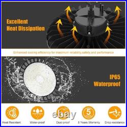 6PACK 240W UFO Led High Bay Light Dimmable Commercial Warehouse Shop Light 5000K