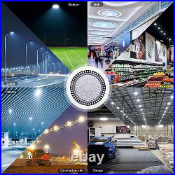 6PACK 500W UFO LED High Bay Light Shop Lights Warehouse Commercial Lighting Lamp
