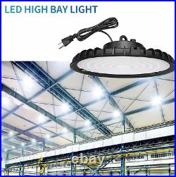 6Pack 100W UFO LED High Bay Light Workshop Factory Warehouse Light Fixture 6000K