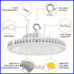 6Pack 150W LED High Bay Light 5000K Daylight 22500lm Eqv. 650W HPS/MH Shop Lamp