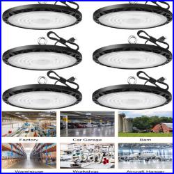 6Pack 200W UFO LED High Bay Light Shop Industrial Commercial Factory Warehouse