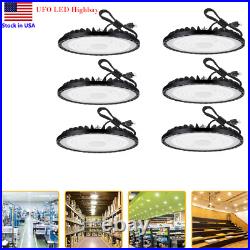 6Pack 200W UFO Led High Bay Light Factory Warehouse Commercial Led Shop Lights