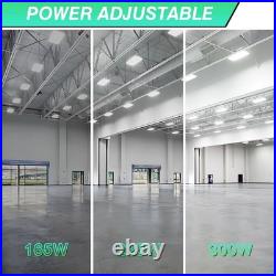 6Pack 300W LED Linear High Bay Light Commercial Shop Light Fixture 45000 Lumens