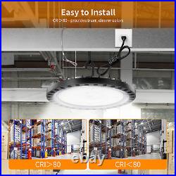 6Pack 300W UFO LED High Bay Light Shop Lights Warehouse Commercial Lighting Lamp