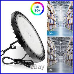 6Pack 300W UFO LED High Bay Light Shop Lights Warehouse Commercial Lighting Lamp