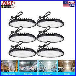 6Pack 400W Led UFO High Bay Light Industrial Warehouse Commercial Factory Light