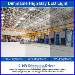 6Pack Commercial Warehouse UFO LED High Bay Area Lights 400W 56000LM AC100-277V