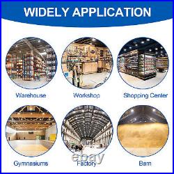 6Pack Commercial Warehouse UFO LED High Bay Area Lights 400W 56000LM AC100-277V