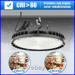6Pack UFO LED High Bay Light 200W? 30000LM Dimmable Factory Warehouse Lamp 5000K