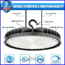 6Pack UFO LED High Bay Light 200W? 30,000LM Dimmable Factory Warehouse Lighting