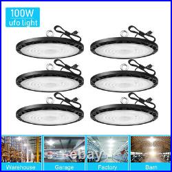 6Pack UFO Led High Bay Light 100W Commercial Industrial Warehouse Gym Shop Light 6Pack UFO Led High Bay Light 100W Commercial Industrial Warehouse Gym Shop Light