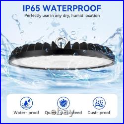 6Pack UFO Led High Bay Light 200W Industrial Commercial Factory Shop Light 6000K