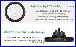 6Pack UFO Led High Bay Light 200W Industrial Warehouse Commercial Light Fixtures
