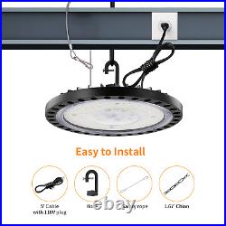 6Pcs 200W Led UFO High Bay Light 200Watt Warehouse Industrial Factory Shop Lamp