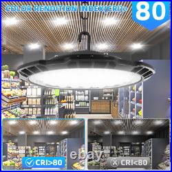 6Pcs 800W UFO LED High Bay Light Shop Lights Warehouse Commercial Lighting Lamps
