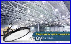 6Pcs UFO LED High Bay Light 300W Industrial Commercial Factory Garage Shop Light