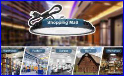 6Pcs UFO LED High Bay Light 300W Industrial Commercial Factory Garage Shop Light