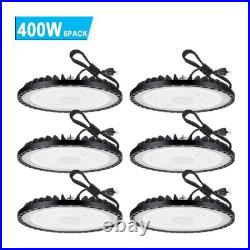 6Pcs UFO LED High Bay Light 400W Commercial Industrial Warehouse Factory Light