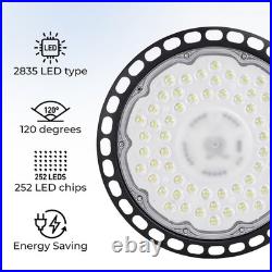 6Pcs UFO Led High Bay Light 500W Industrial Commercial Factory Led Shop Light