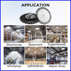 6Pcs UFO Led High Bay Light 500W Industrial Commercial Factory Led Shop Light