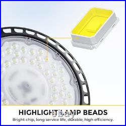 6Pcs UFO Led High Bay Light 500W Industrial Commercial Factory Led Shop Light