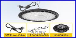 6Pcs UFO Led High Bay Light 500W Industrial Commercial Factory Led Shop Light
