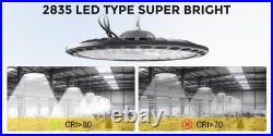 6Pcs UFO Led High Bay Light 500W Industrial Commercial Factory Led Shop Light