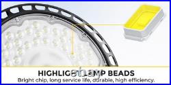 6Pcs UFO Led High Bay Light 500W Industrial Commercial Factory Led Shop Light