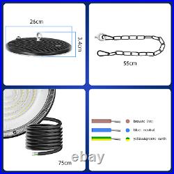 6X 200W UFO LED High Bay Light Shop Lights Fixture Warehouse Gym Industrial Lamp 6X 200W UFO LED High Bay Light Shop Lights Fixture Warehouse Gym Industrial Lamp