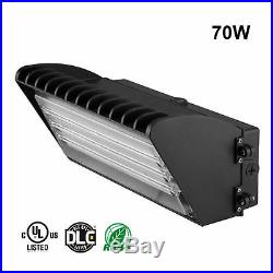 6,800LM Commercial LED Wall Pack Light IP65 Outdoor Building Mounted Light 70W