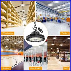 6 PACK 150W UFO Led High Bay Light Industrial Warehouse LED Shop Light 22,500LM